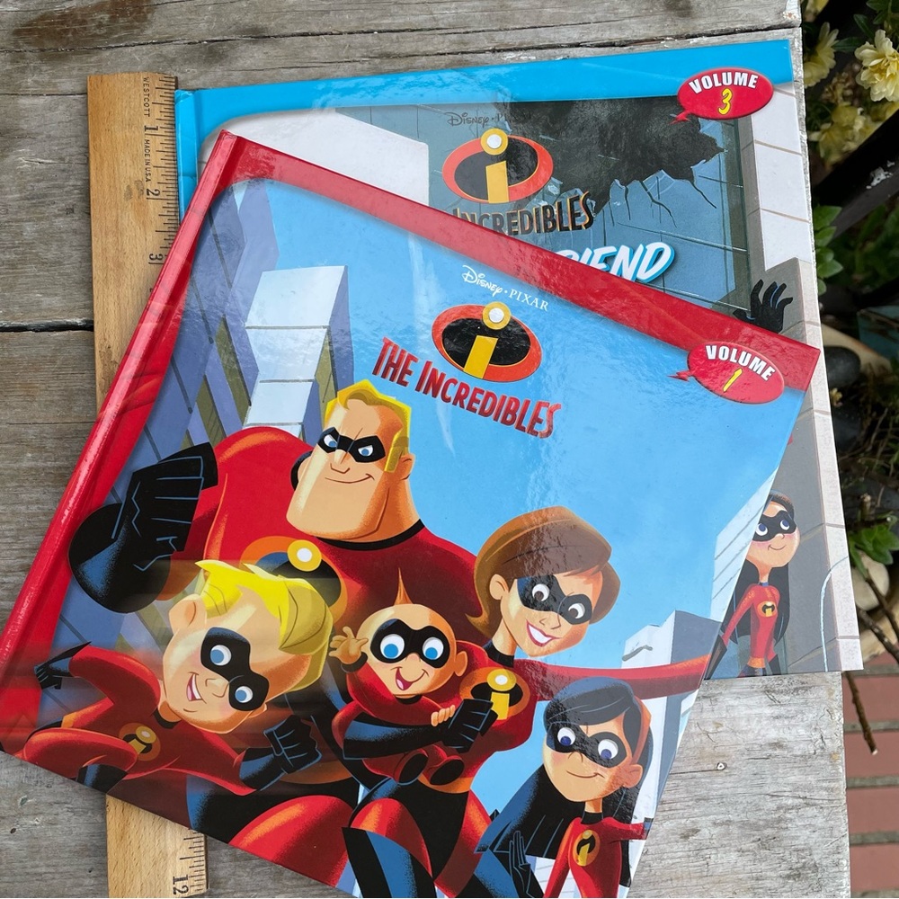 The incredibles set of two children’s books